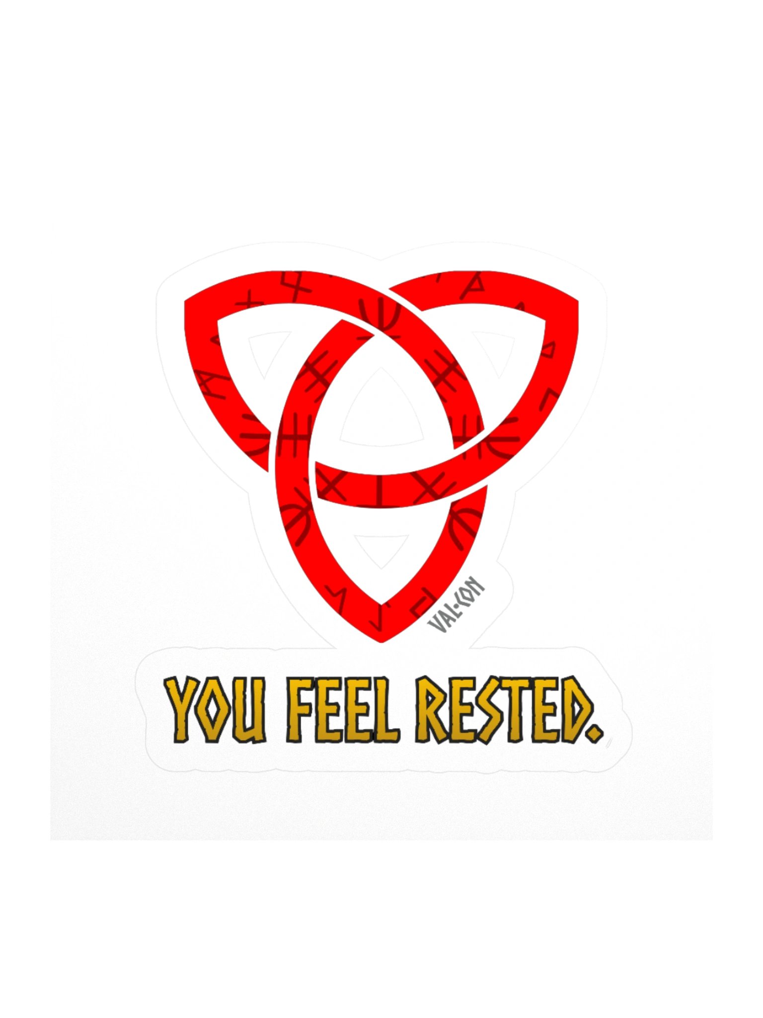 Valheim 'You Feel Rested' Sticker product image (1)