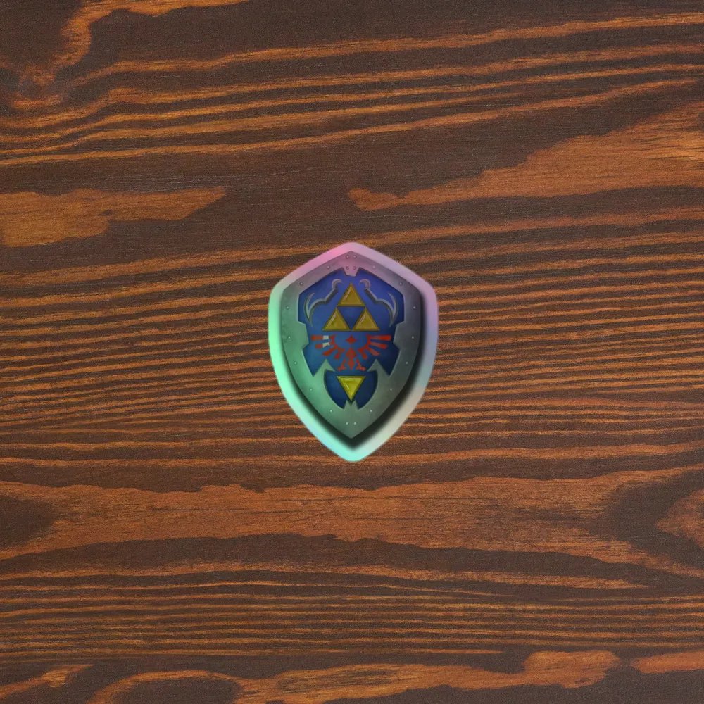Hero's Shield Holo Sticker product image (5)