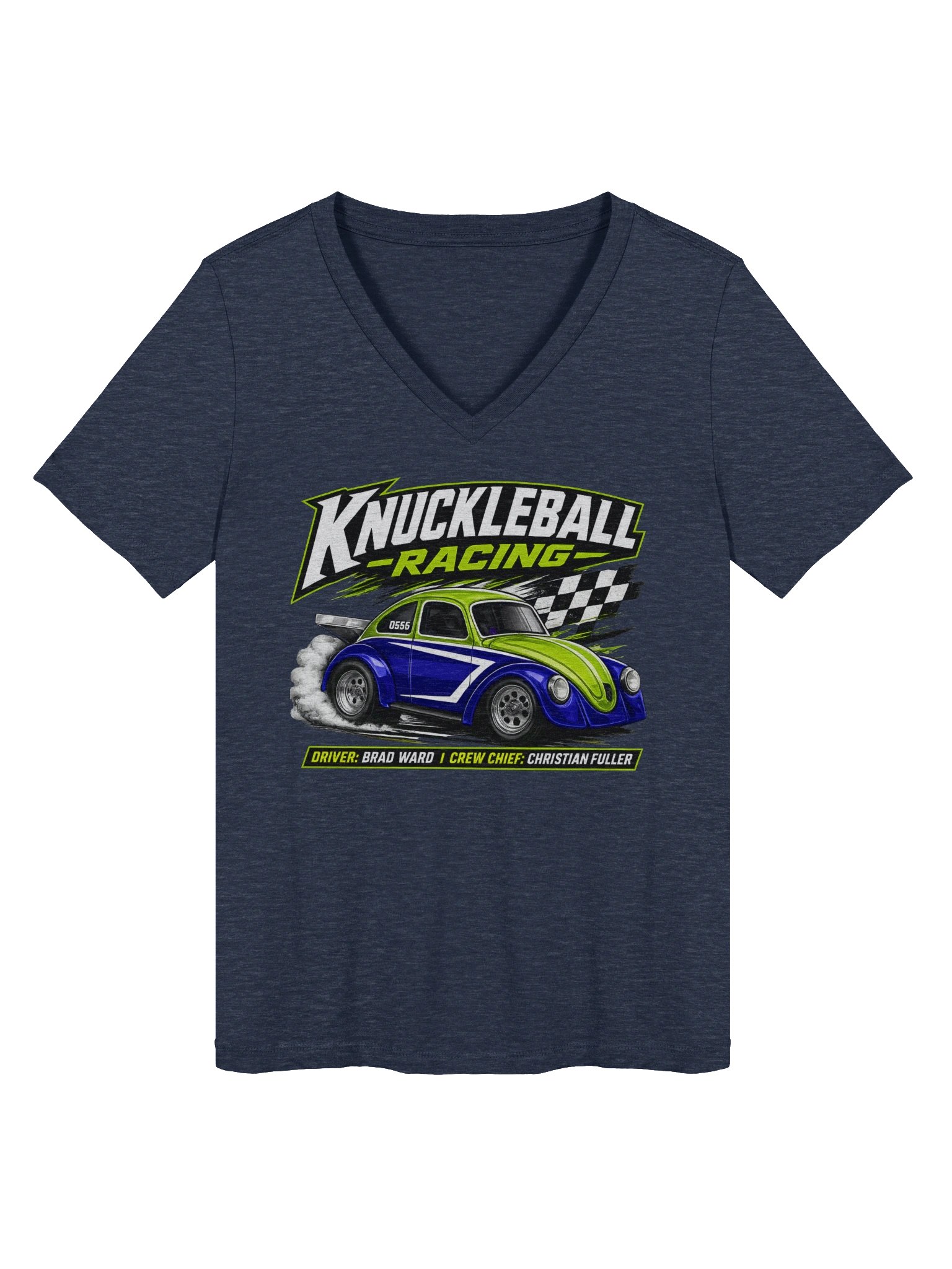 Womens Pit Crew V-Neck Tee product image (1)