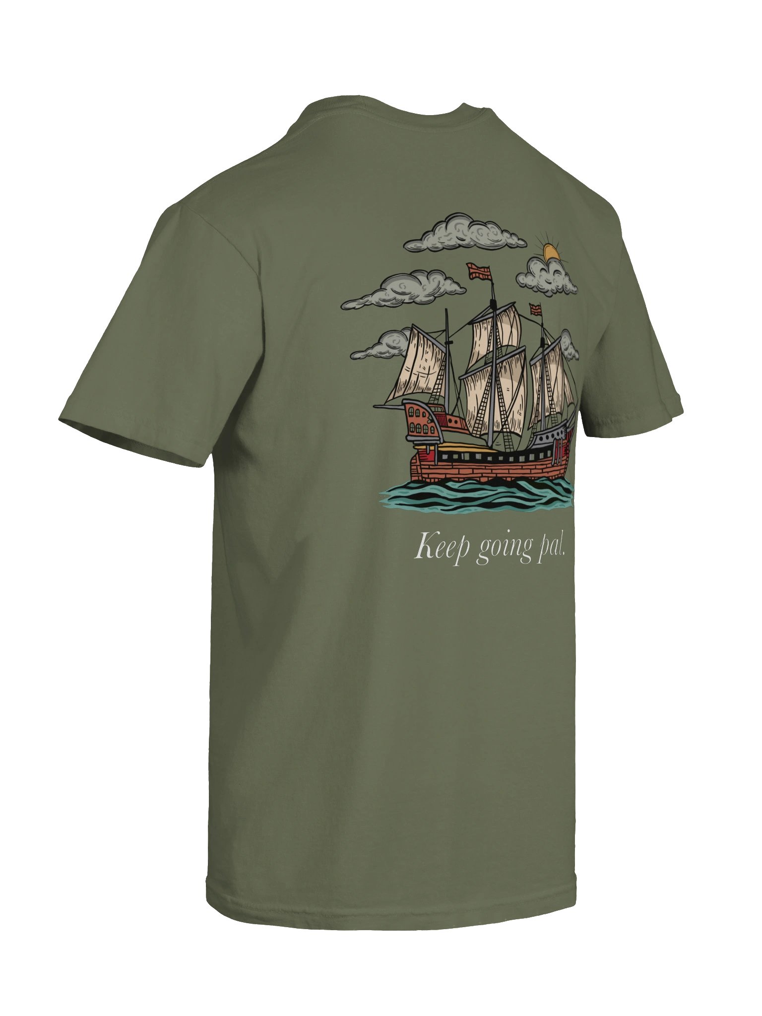 "Keep Going Pal." Tee product image (8)