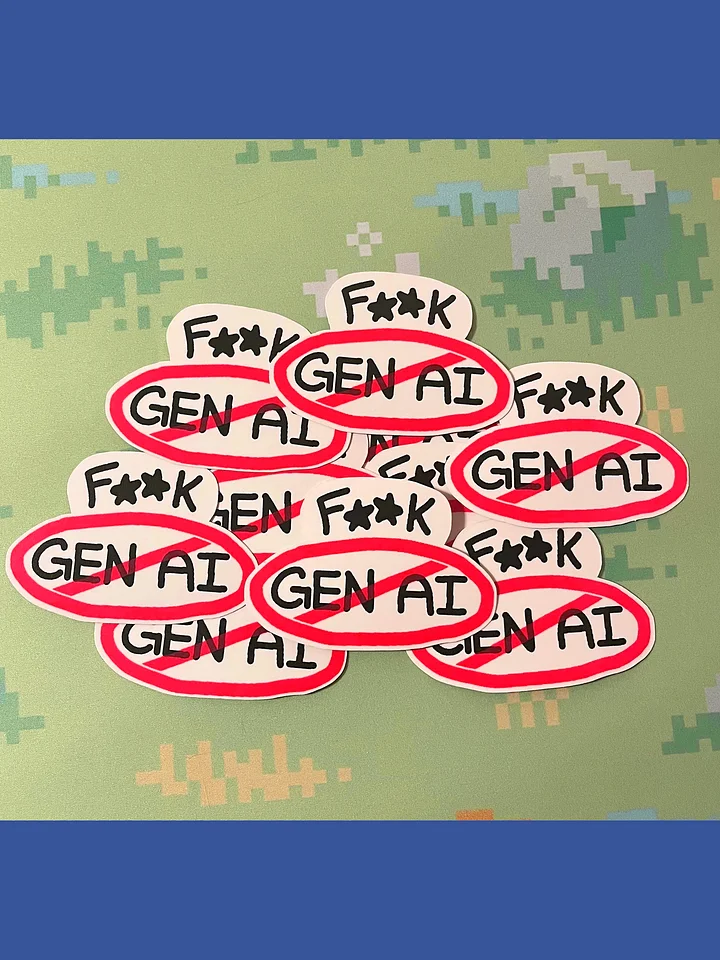 10 F**K GEN AI Stickers product image (1)