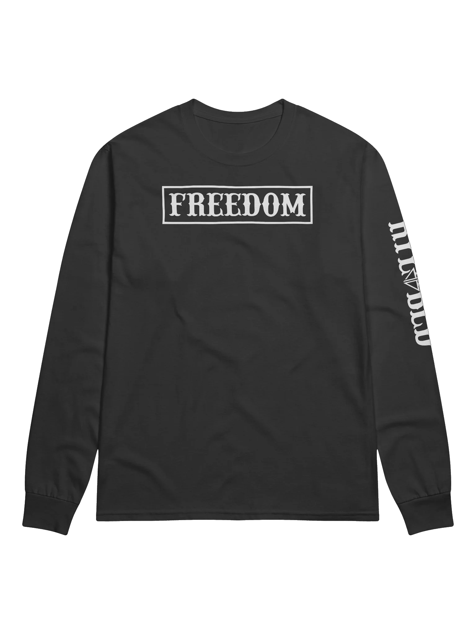 FREEDOM LONG SLEEVE (WHITE LOGO) product image (1)