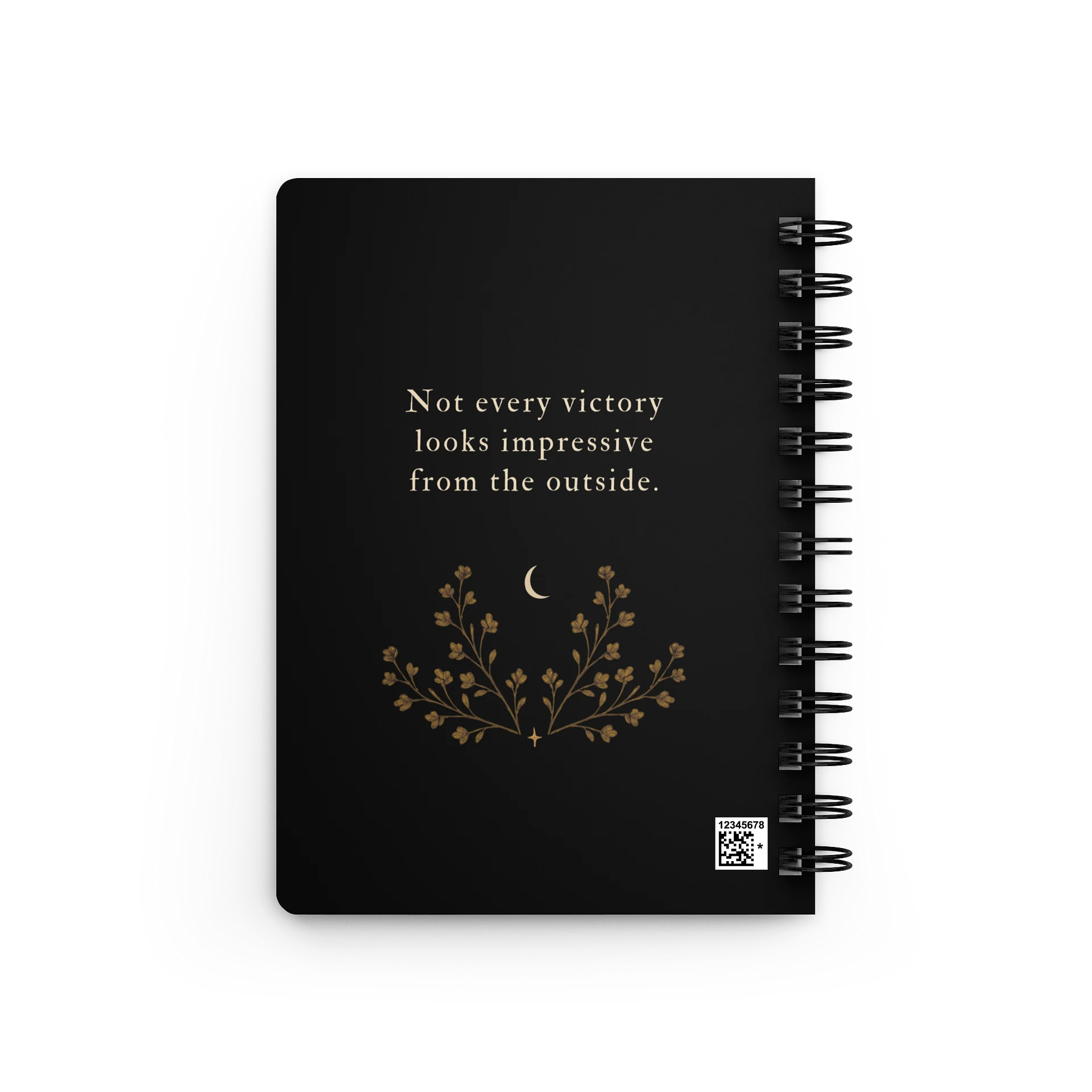 Tiny Good Things For Difficult Bodies Journal | Gothic Chronic Illness Notebook product image (2)