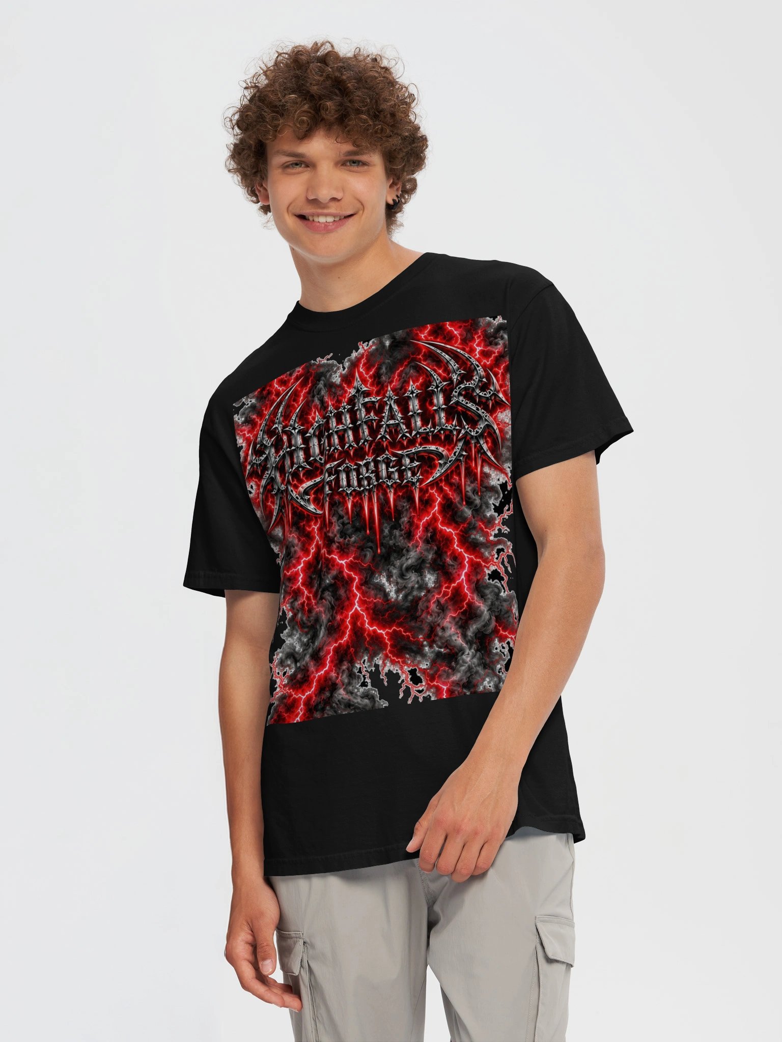 HighFalls Forge Red Lightning shirt product image (9)