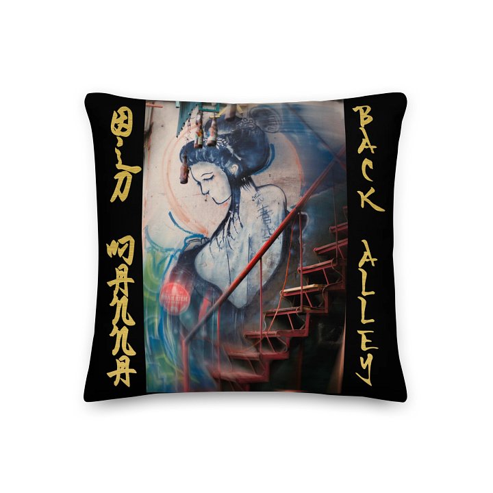 Back Alley Throw Pillow product image (1)
