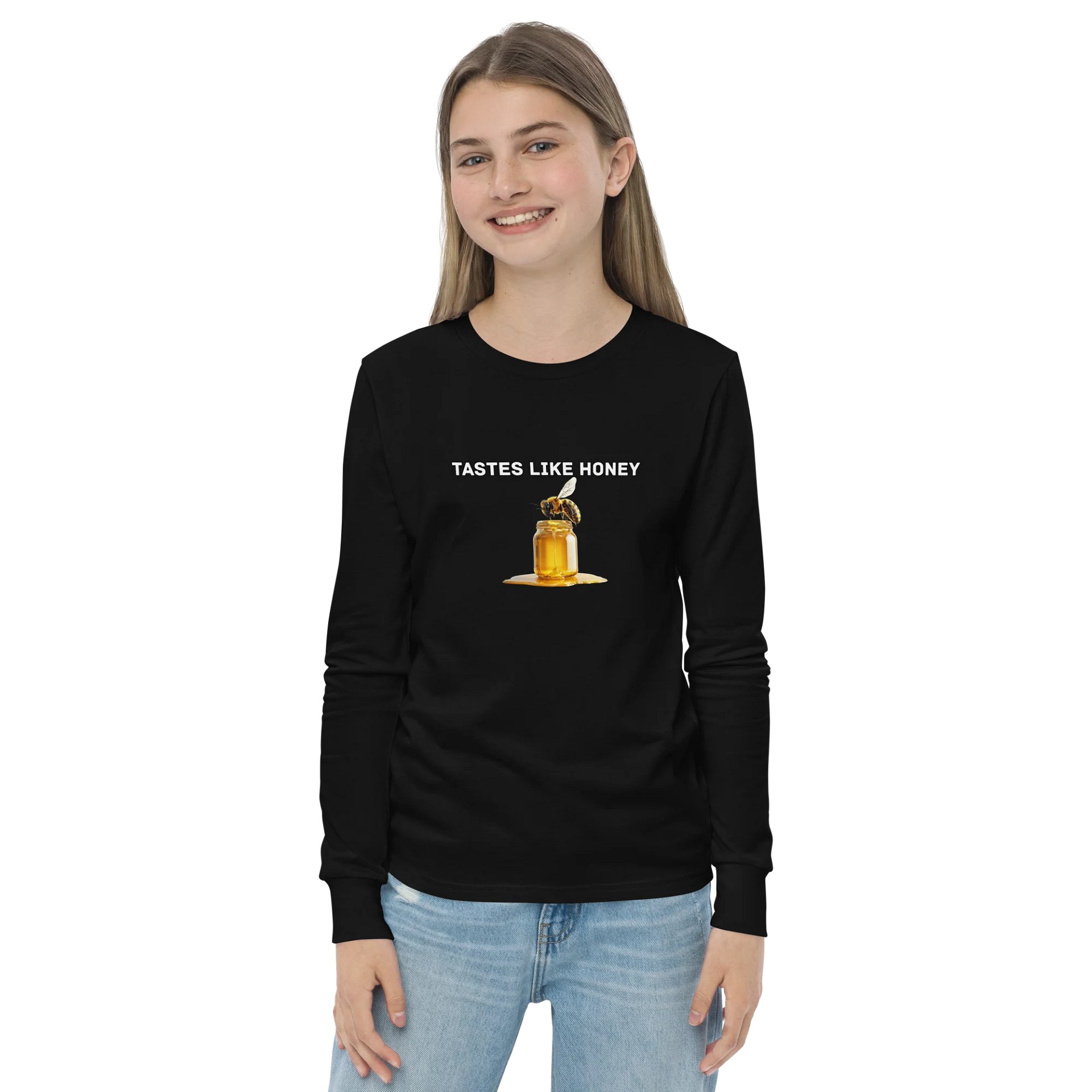 Tastes Like Honey Youth Long Sleeve T-Shirt product image (10)