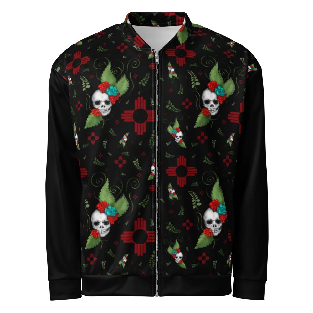 Floral Skulls Zia Bomber Jacket product image (8)