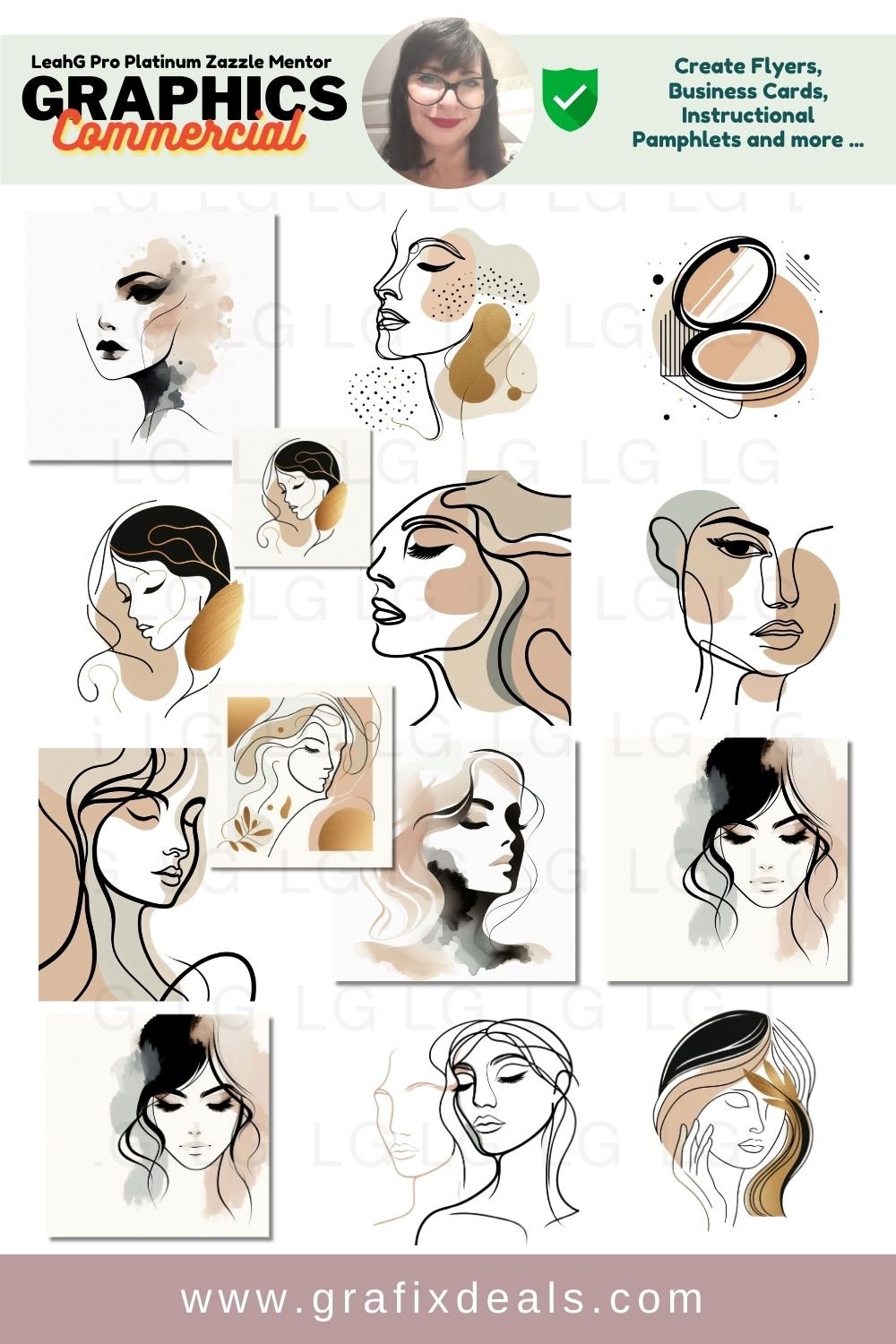 Zazzle Resources - Beauty Business Graphics Commercial Use product image (2)