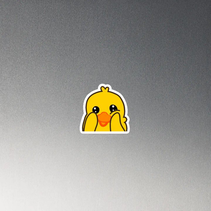 Squishy Duck Die-Cut Magnet product image (2)