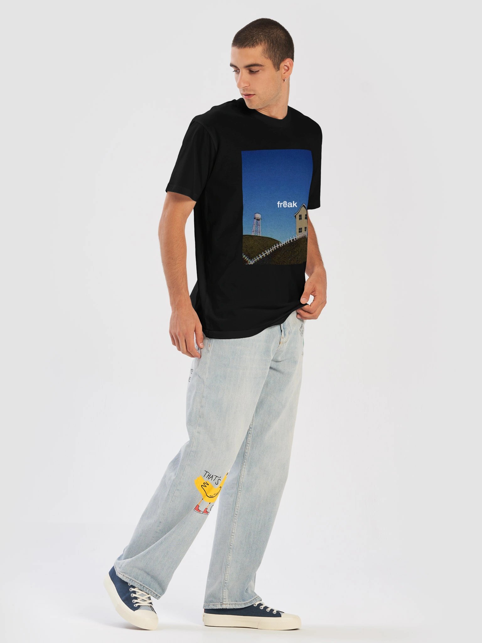 House On The Hills - Unisex FREAK x Backrooms Tee product image (4)