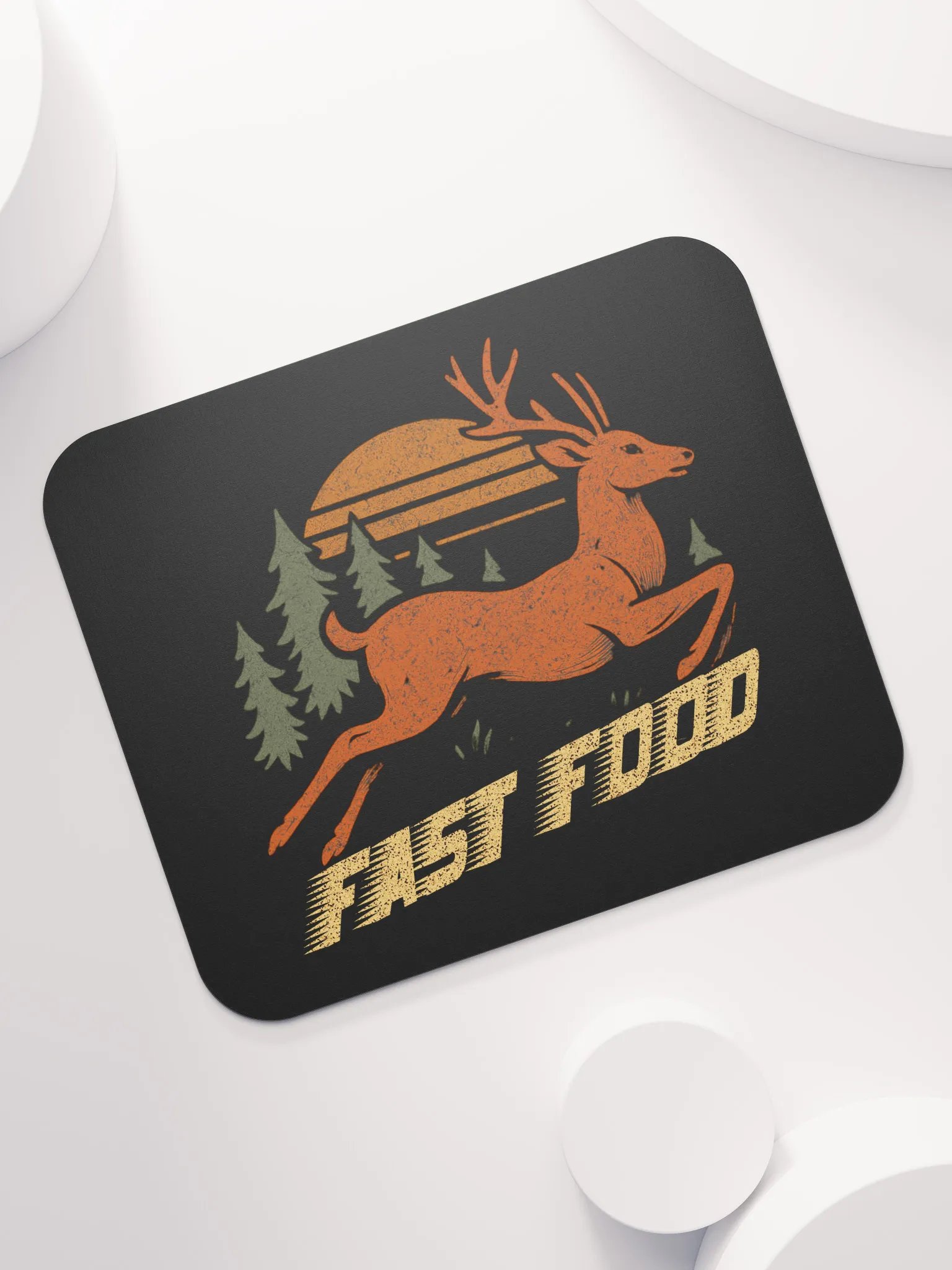 Fast Food Mouse Pad – Funny Deer Hunting Desk Mat product image (7)