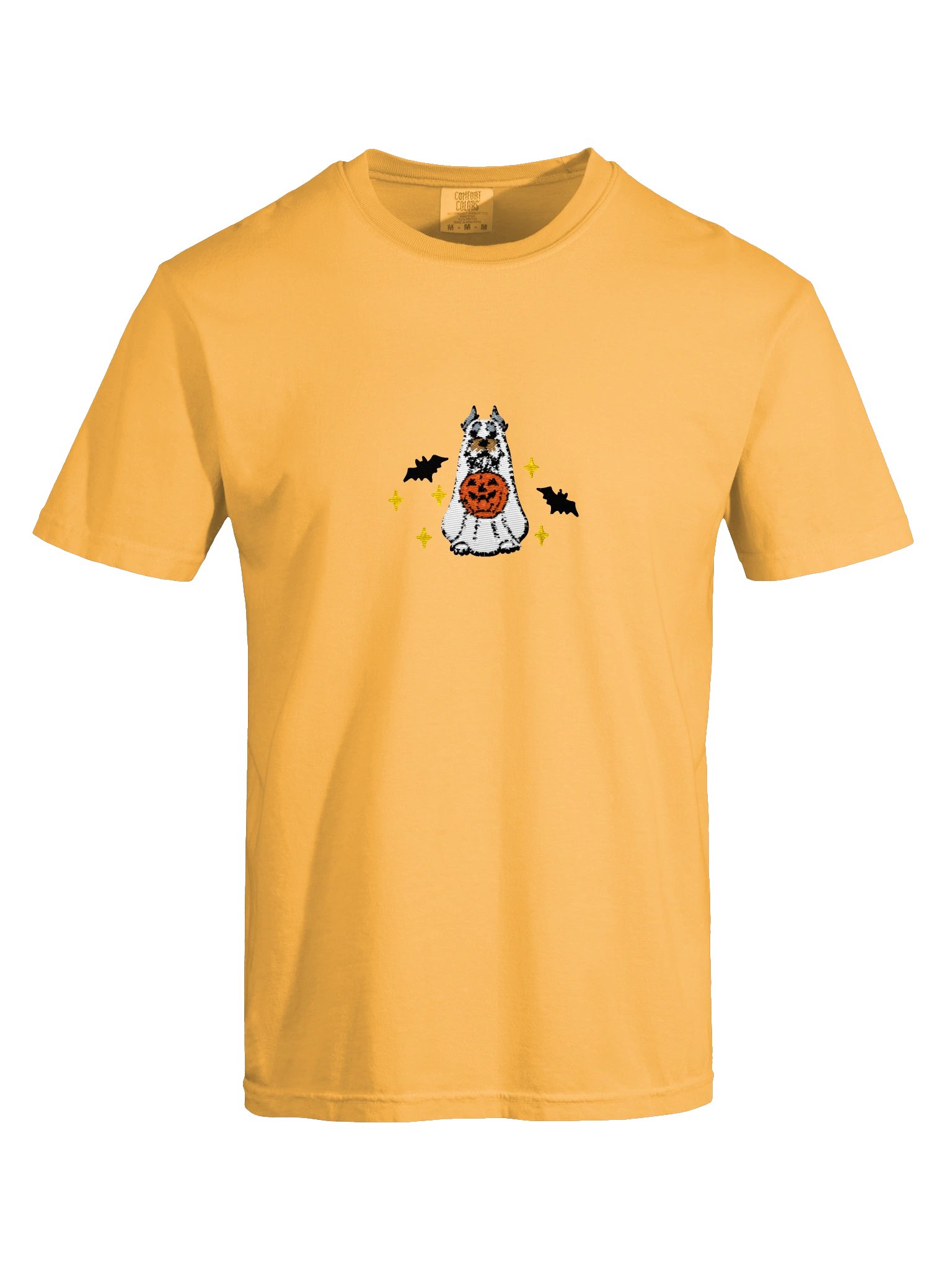 Halloween Miniature Schnauzer(Salt & Pepper, Cropped Ears) Embroidered T-Shirt product image (37)