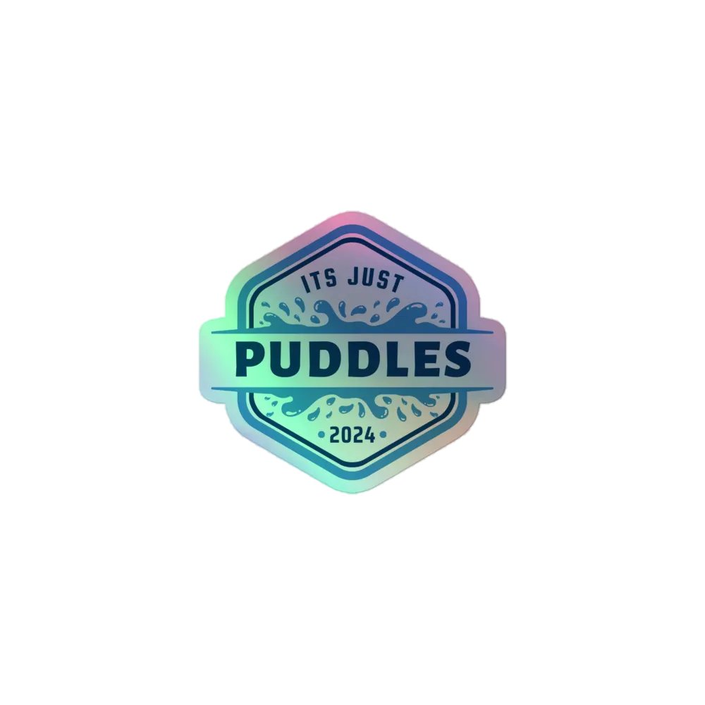 Puddles Holographic Sticker product image (1)