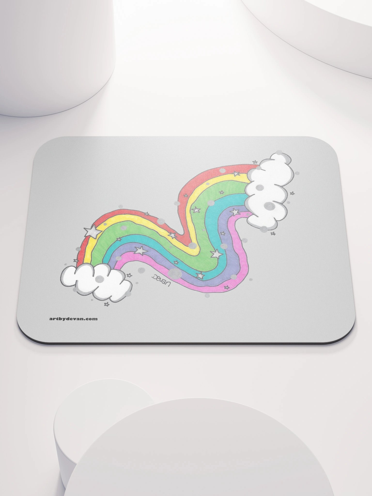 Rainbow Wiggle Mousepad product image (1)
