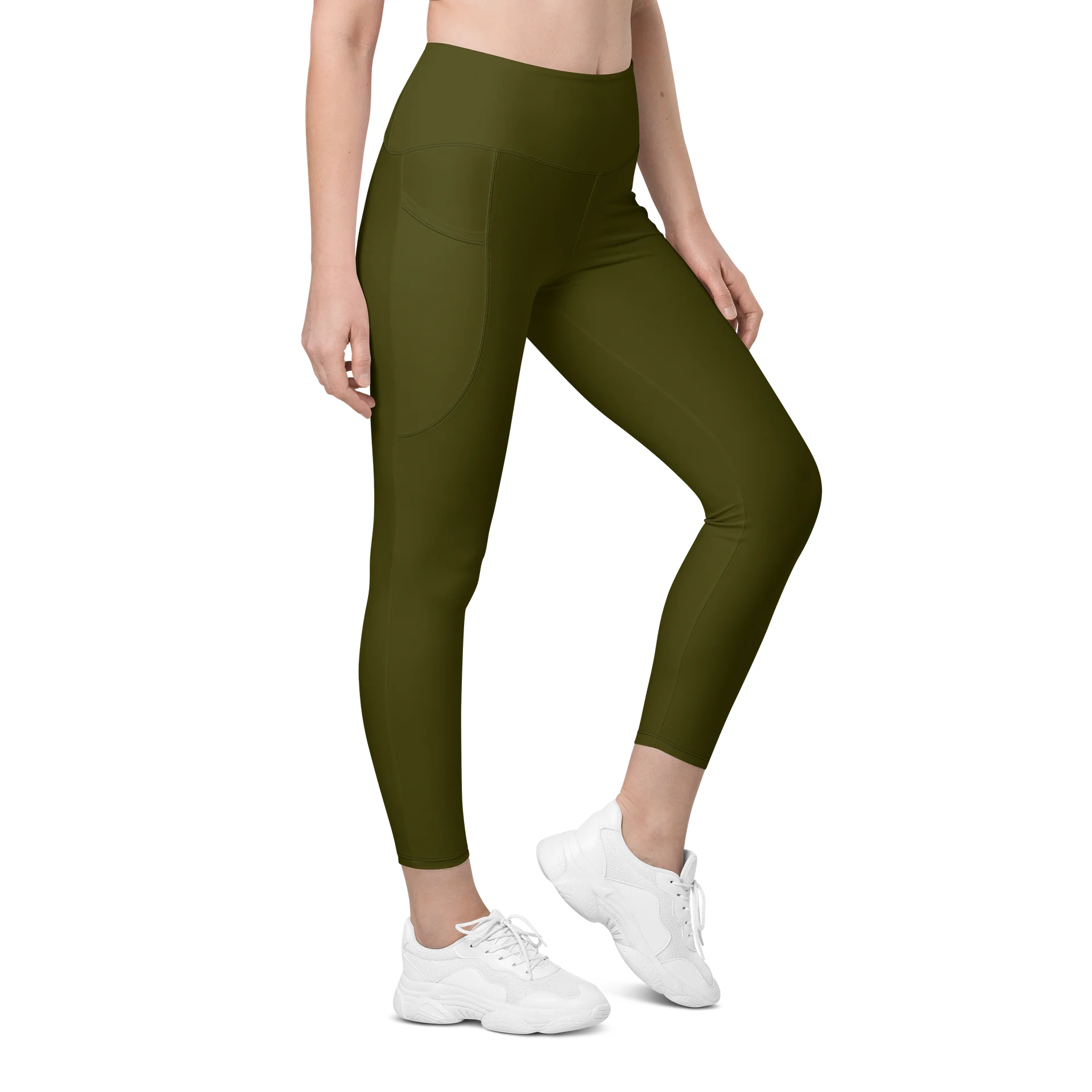 Green Leggings with Pockets product image (5)