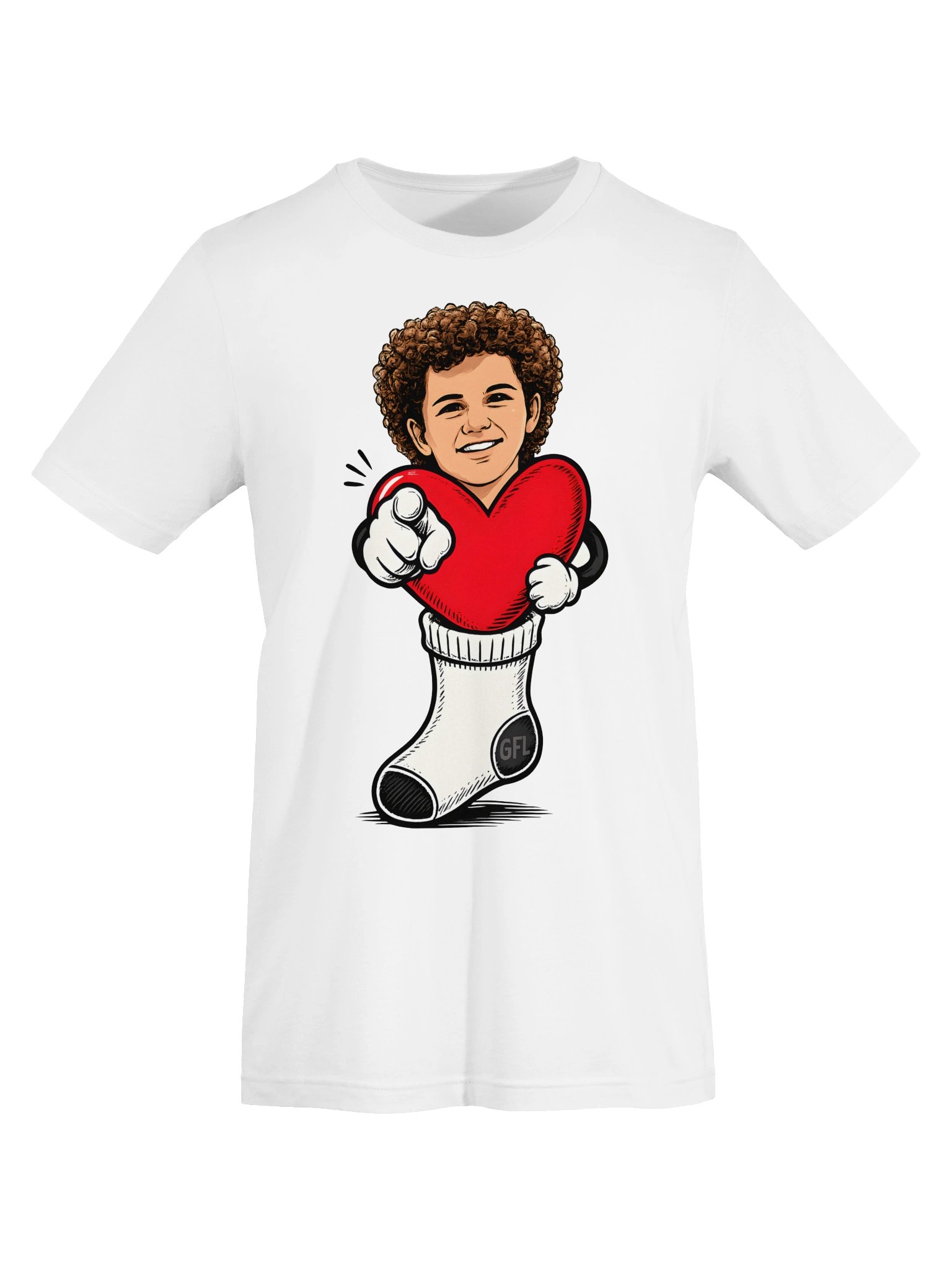 Heart Sock Cartoon Tee product image (44)