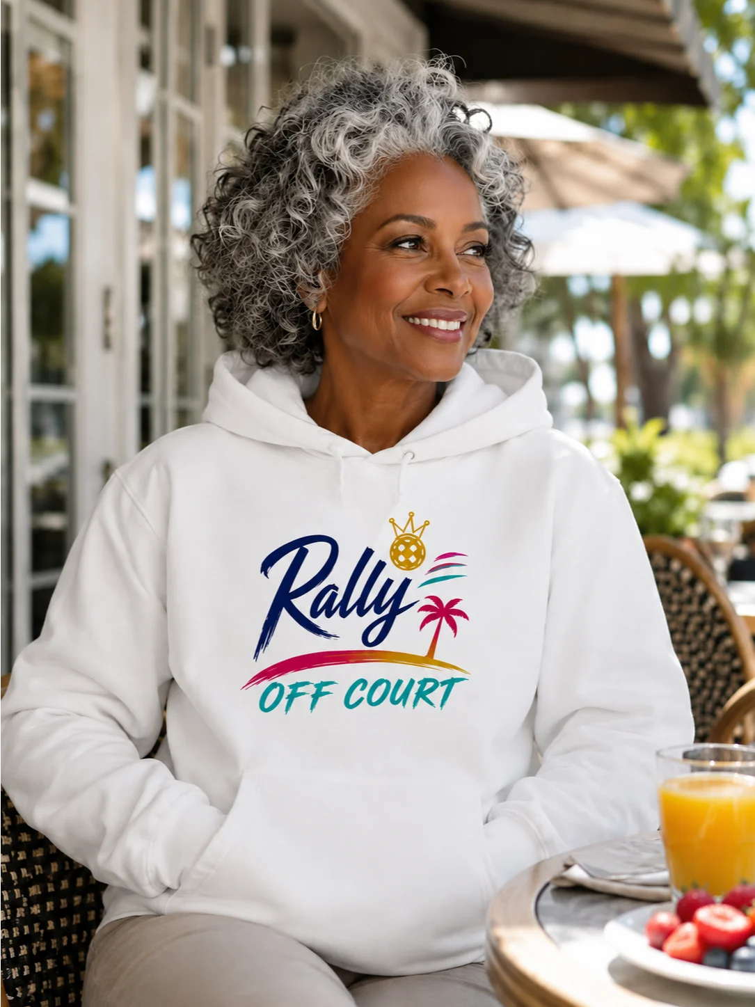 The ROC Alibi Hoodie - White product image (3)