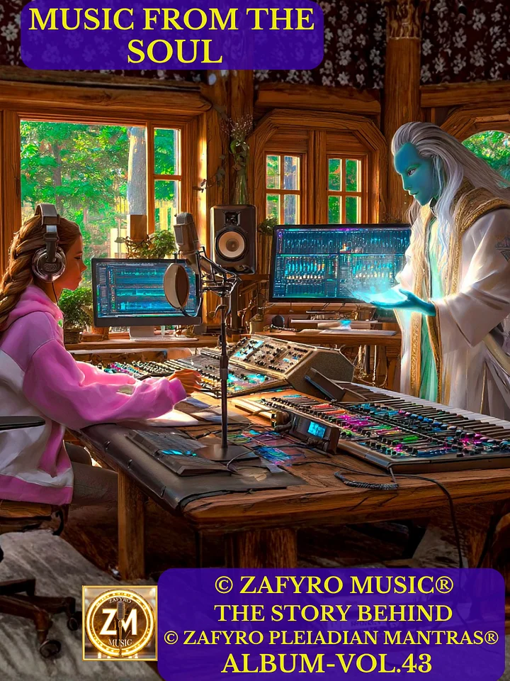 ÁLBUM - VOL. 43 (MUSIC) - MUSIC FROM THE SOUL - AND YOU? HAVE YOU BEEN IN CONTACT WITH THEM? - THE STORY BEHIND: © ZAFYRO PLEIADIAN MANTRAS® product image (1)