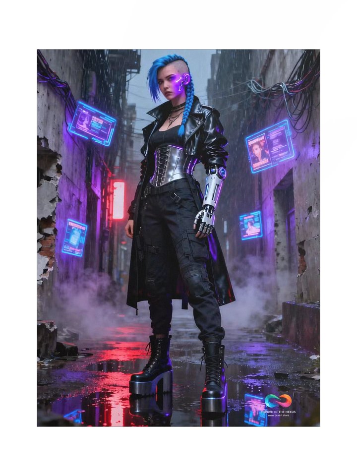 CINEMATIC ART POSTER – CYBER PUNK #001 product image (1)