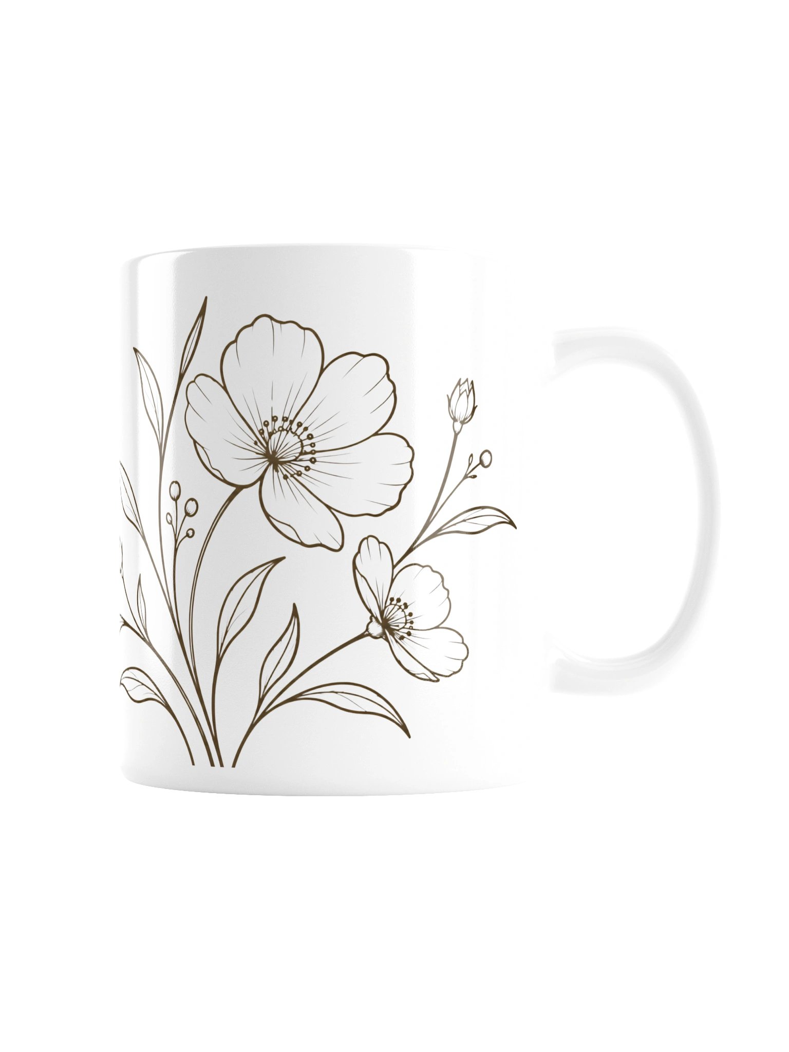 Let’s Move a Little Mug | Fine-Line Floral product image (4)