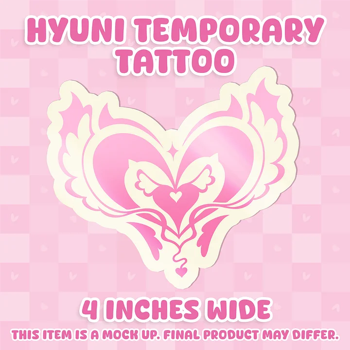 Hyuni Temporary Tattoo [PREORDER] product image (1)