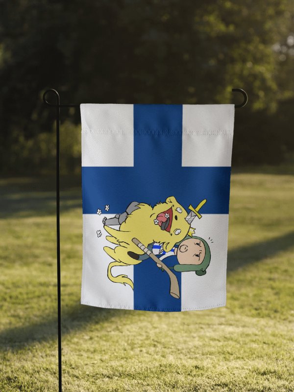 Finland and Lion Garden Flag product image (1)