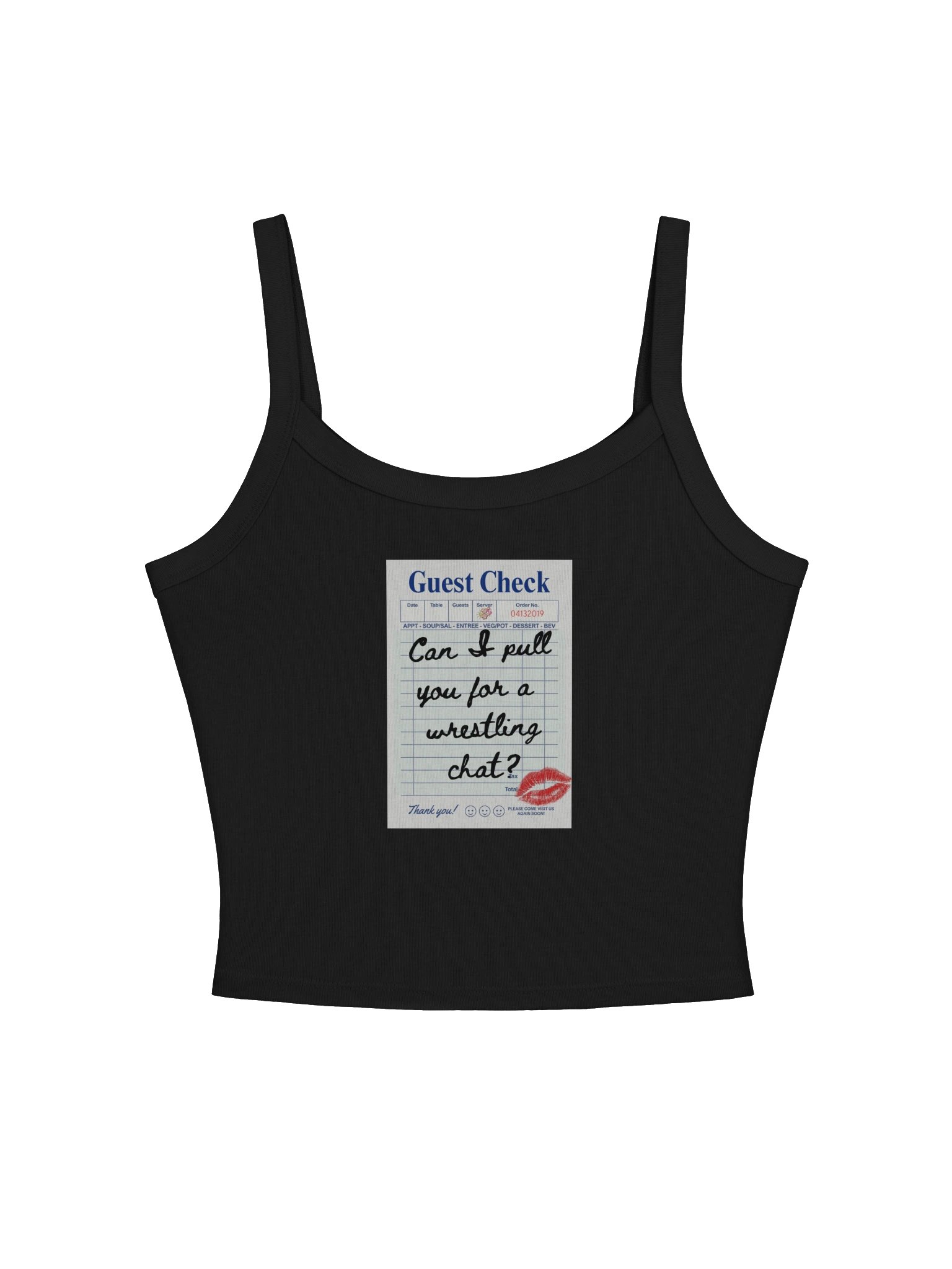 Can I Pull You For A Wrestling Chat? Micro Ribbed Tank Top product image (1)