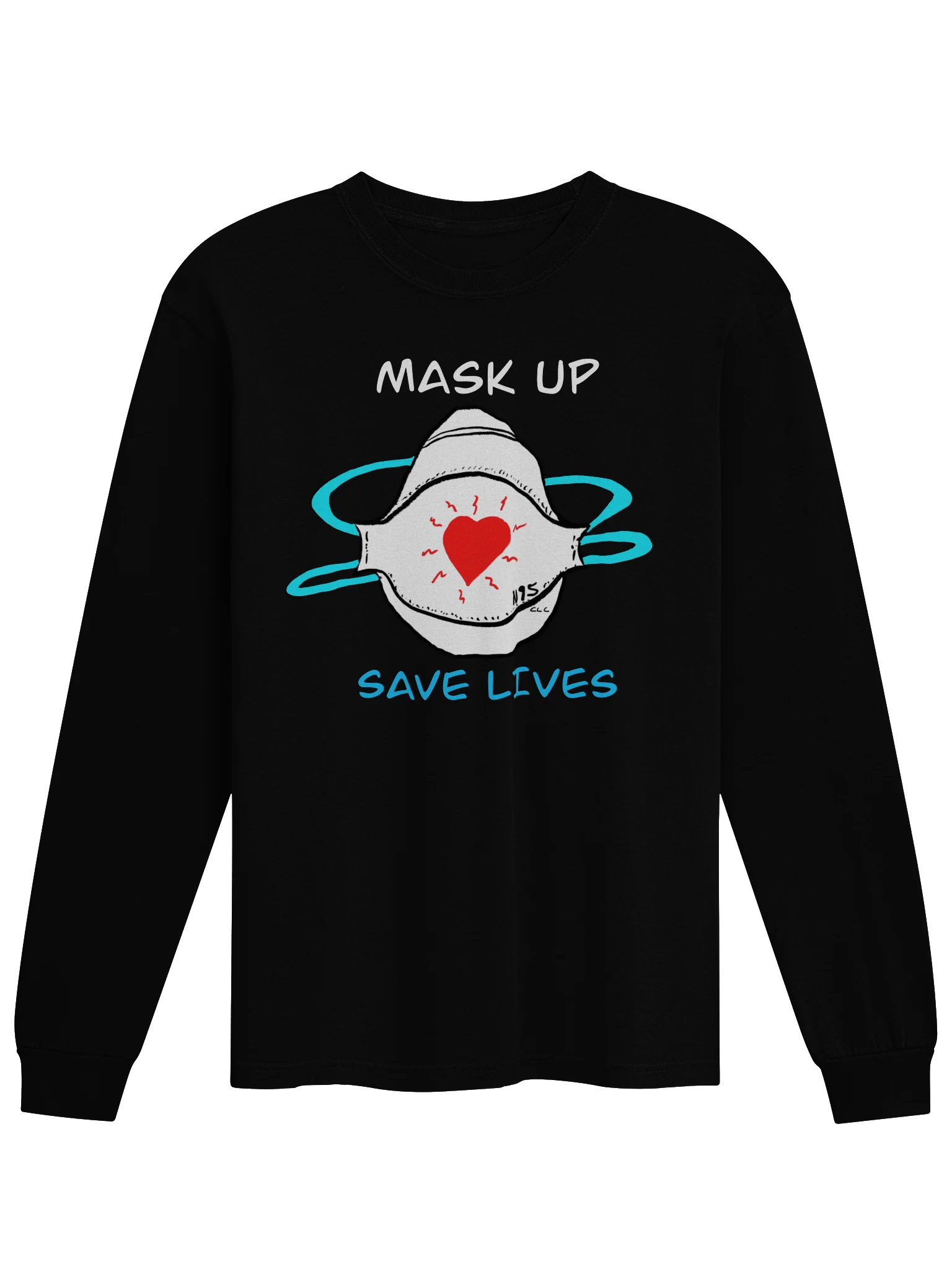 Mask Up Save Lives long sleeve tee product image (1)
