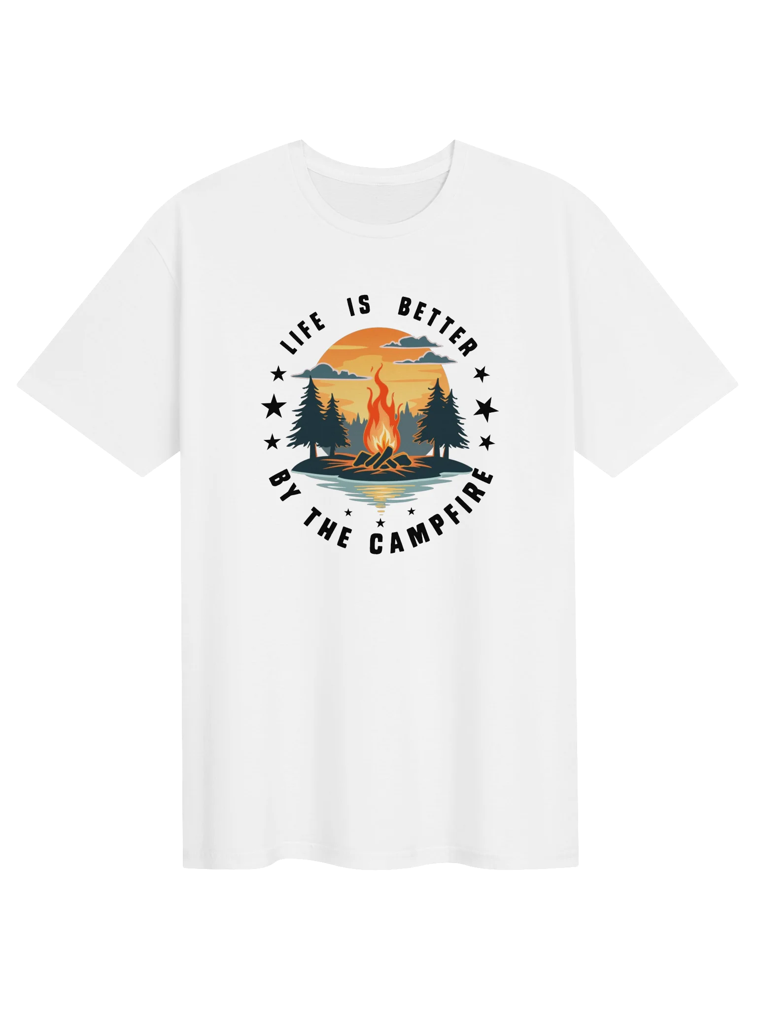 Life Is Better by the Campfire T-Shirt | Camping Tee product image (1)