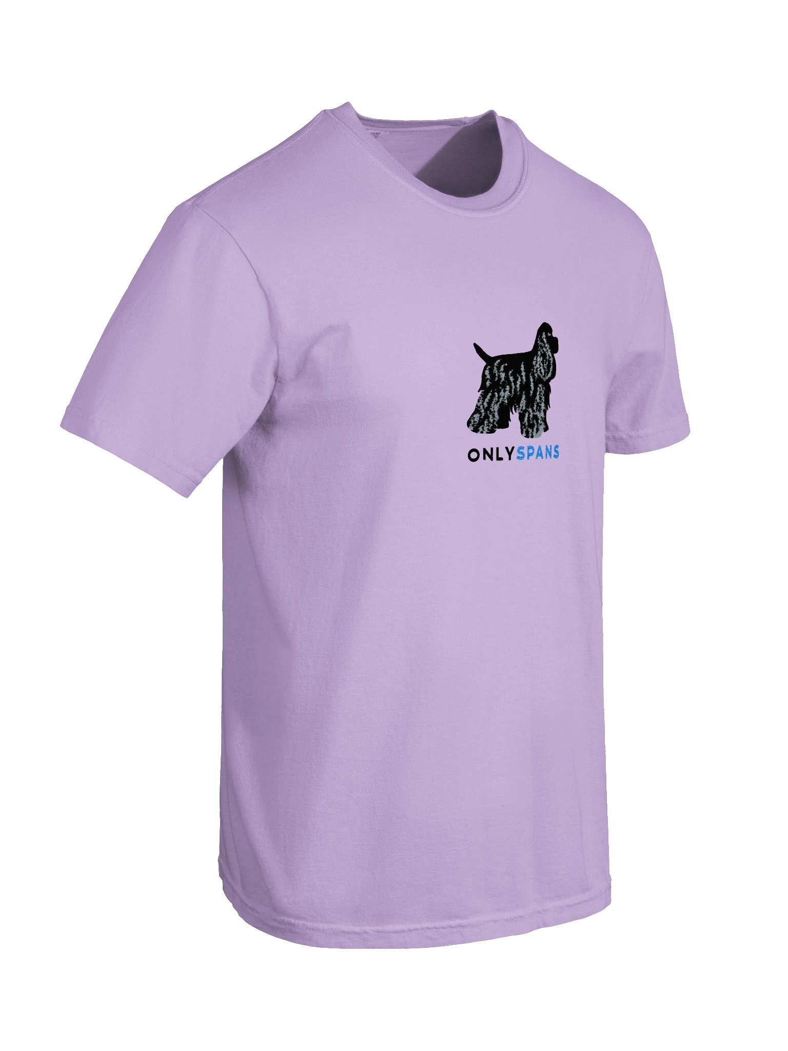 Only Spans T-Shirt(Embroidered) of an American Cocker Spaniel(Black) product image (46)