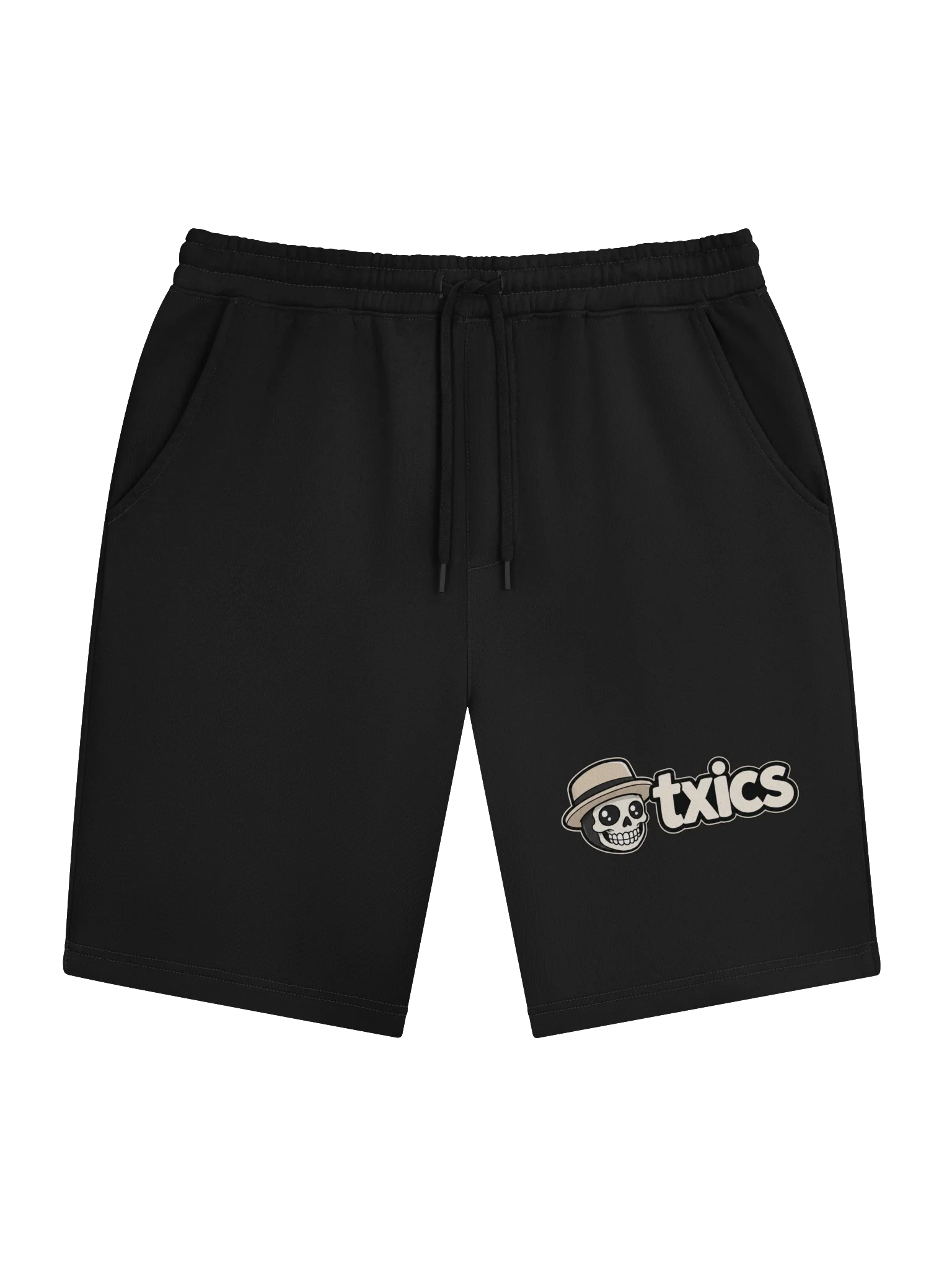 txics Classic Skull Cotton Shorts