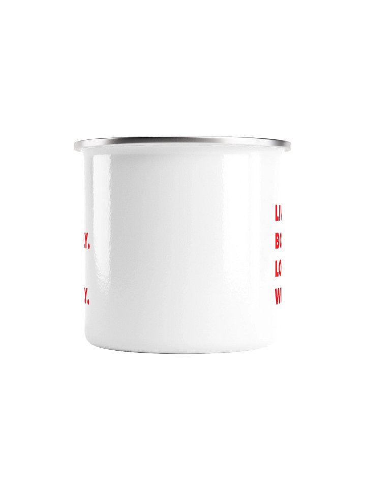 Live Boldly Love Wildly Enamel Mug product image (2)