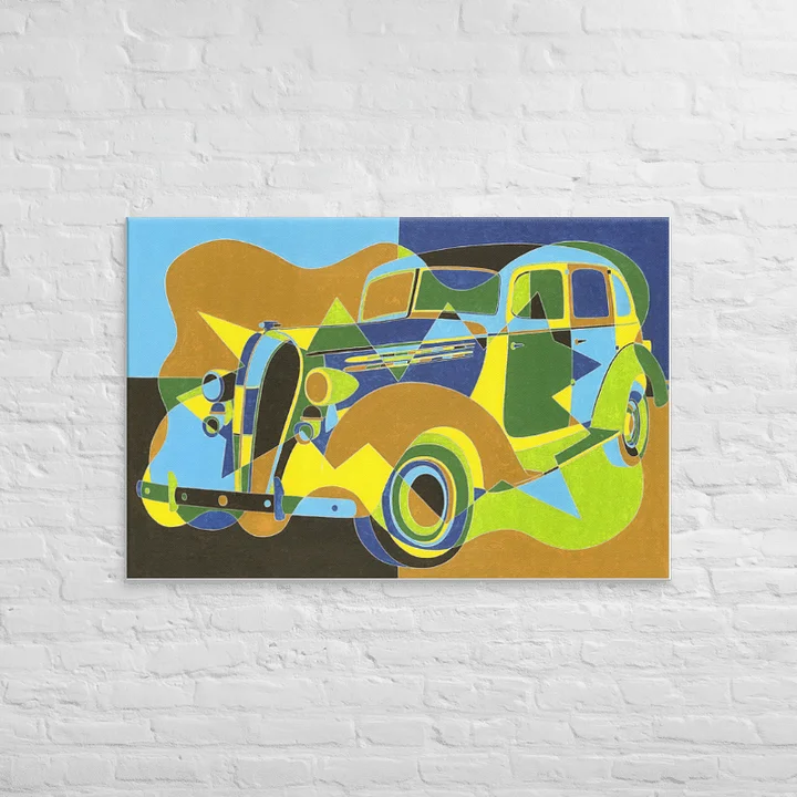 Will & Nellie's Ride ('36 Hudson Terraplane) (2014) on canvas (32" x 48") product image (2)