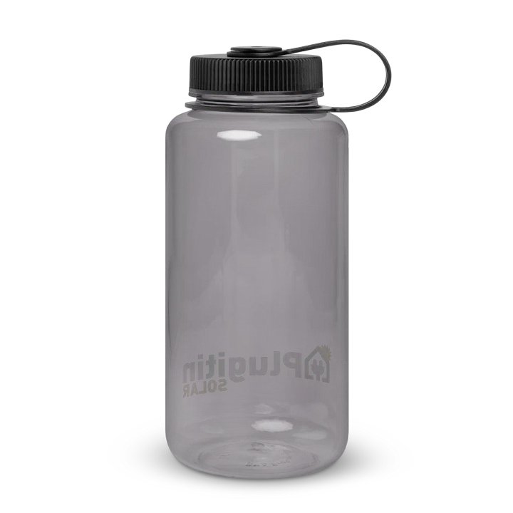 Plug It In Solar High-Quality Wide Mouth Plastic Water Bottle product image (2)