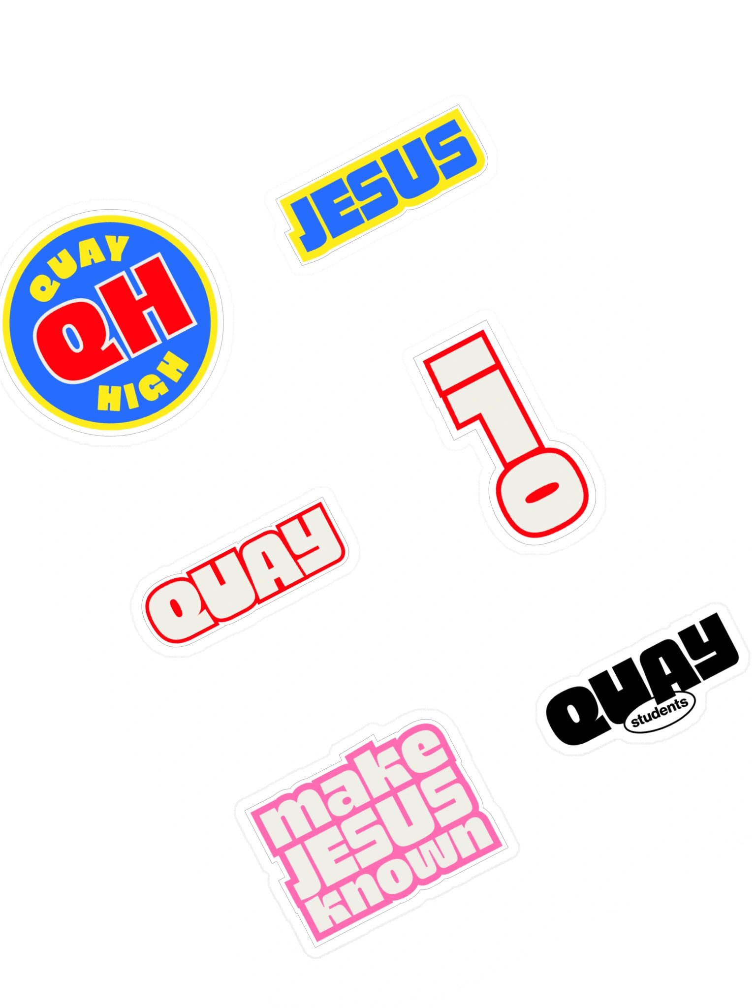 quay students HS sticker pack product image (1)
