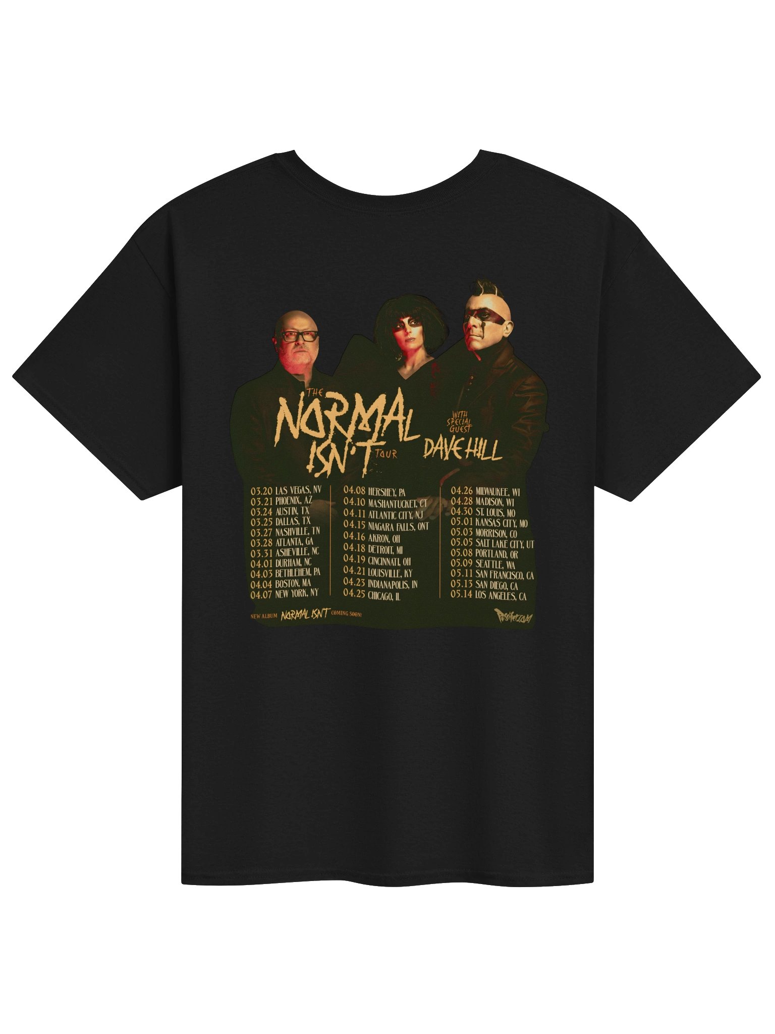 Puscifer The Normal Isn’t Tour 2026 Tshirt product image (2)