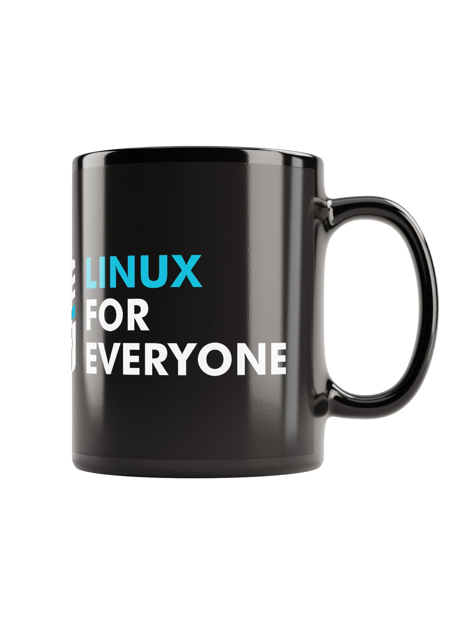 L4E Classic Mug: Aqua Dark Mode v1 product image (1)