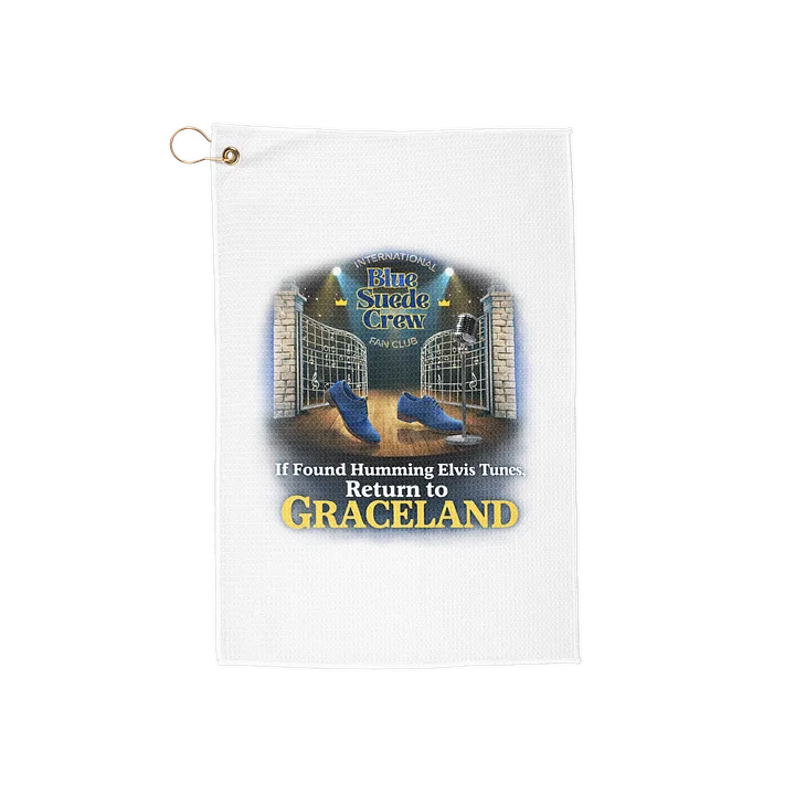 Blue Suede Serenade Golf Towel product image (1)