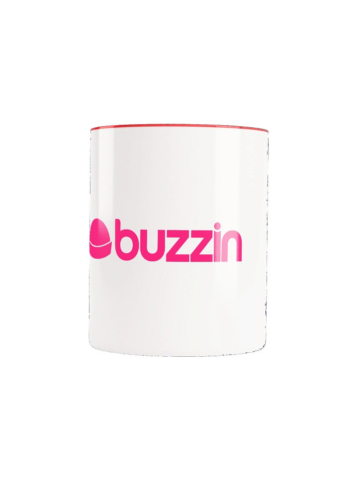 BuzzIn Red Color Block Mug product image (1)