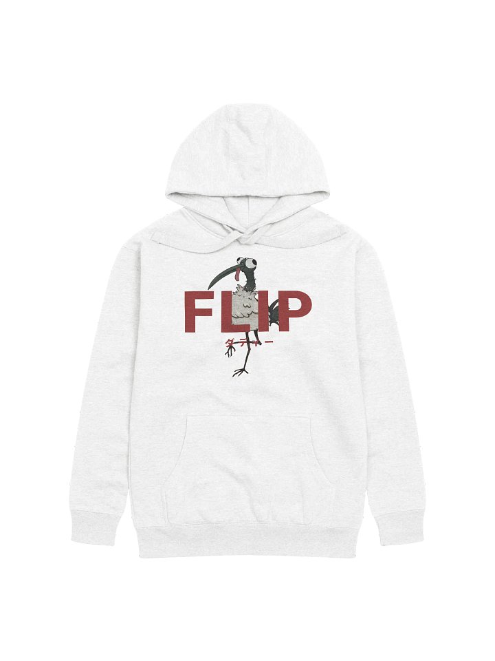 Flip & Bin Chicken Hoodie (Red Text) product image (7)