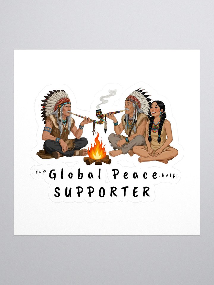 Peaceful Gathering Kiss Cut Stickers product image (1)