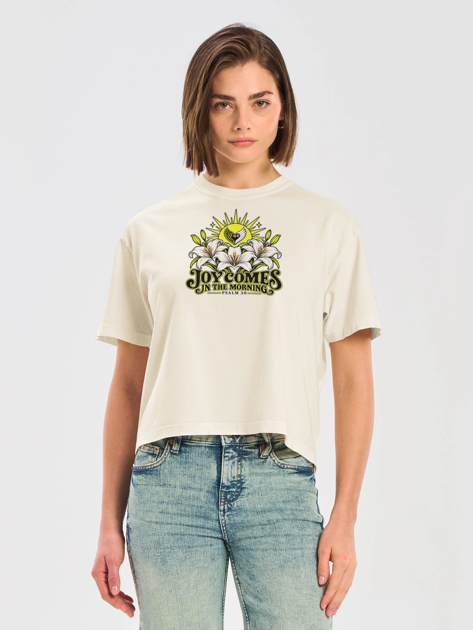 Joy Comes in the Morning | Psalm 30 Boxy Tee product image (17)