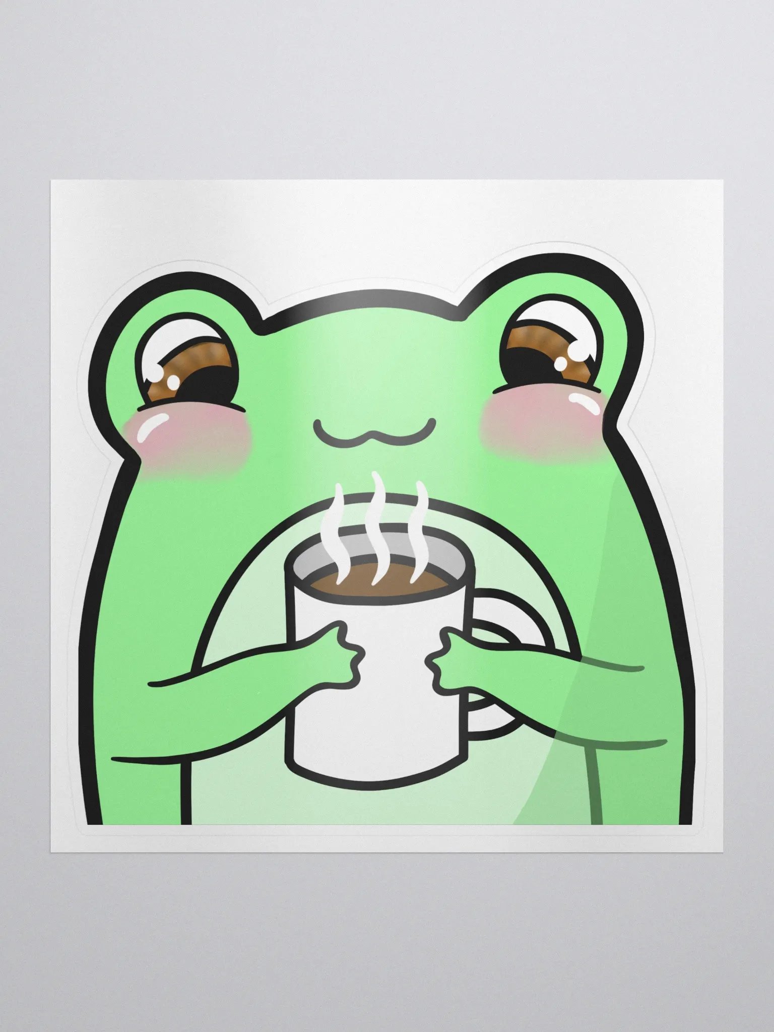 Coffee Frog Sticker product image (1)