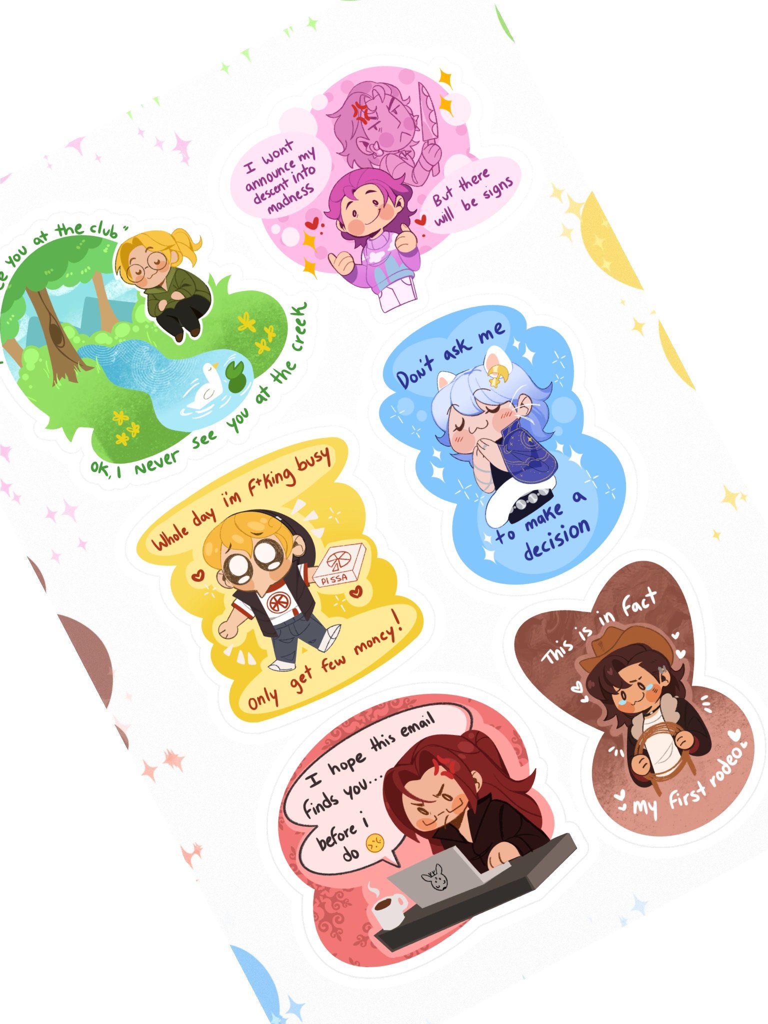 YV Boy Meme Sticker Sheet product image (1)
