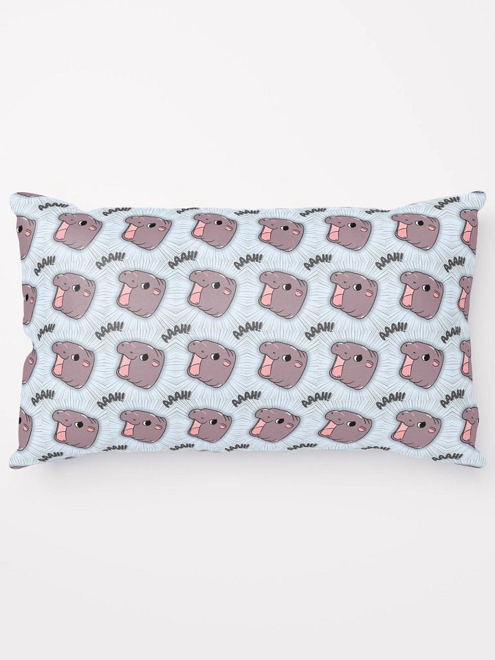 MOODENG'S LIGHT BLUE AAAH! PILLOW! product image (1)