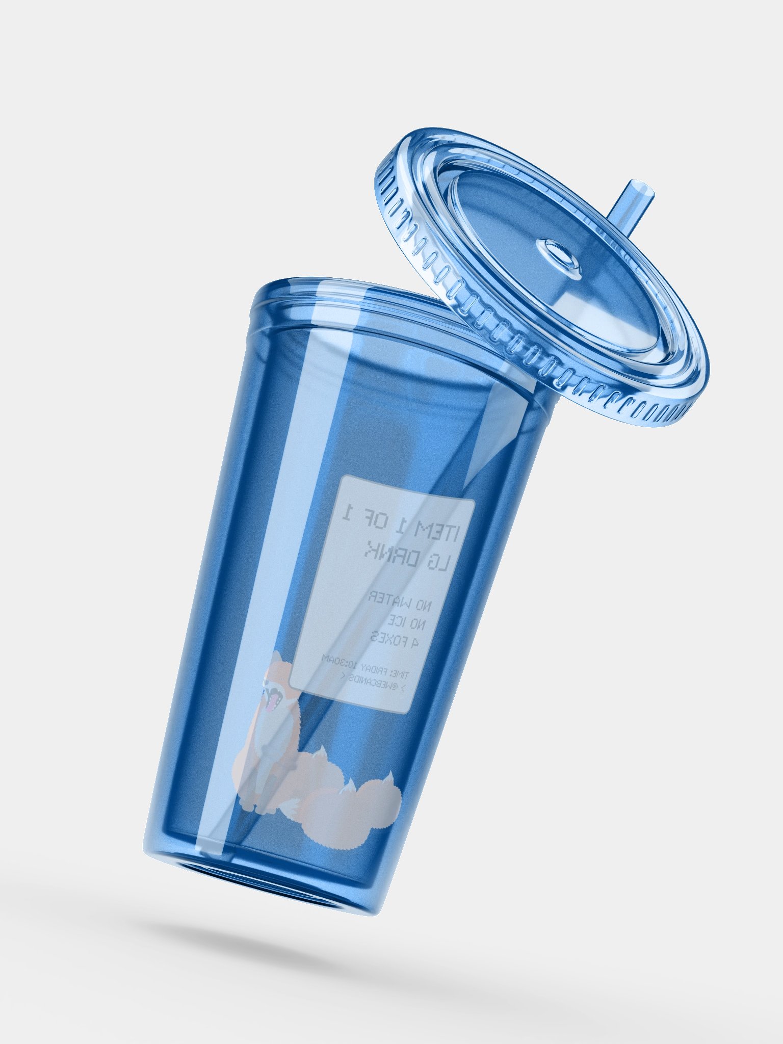 Four Foxes Transparent Tumbler product image (9)