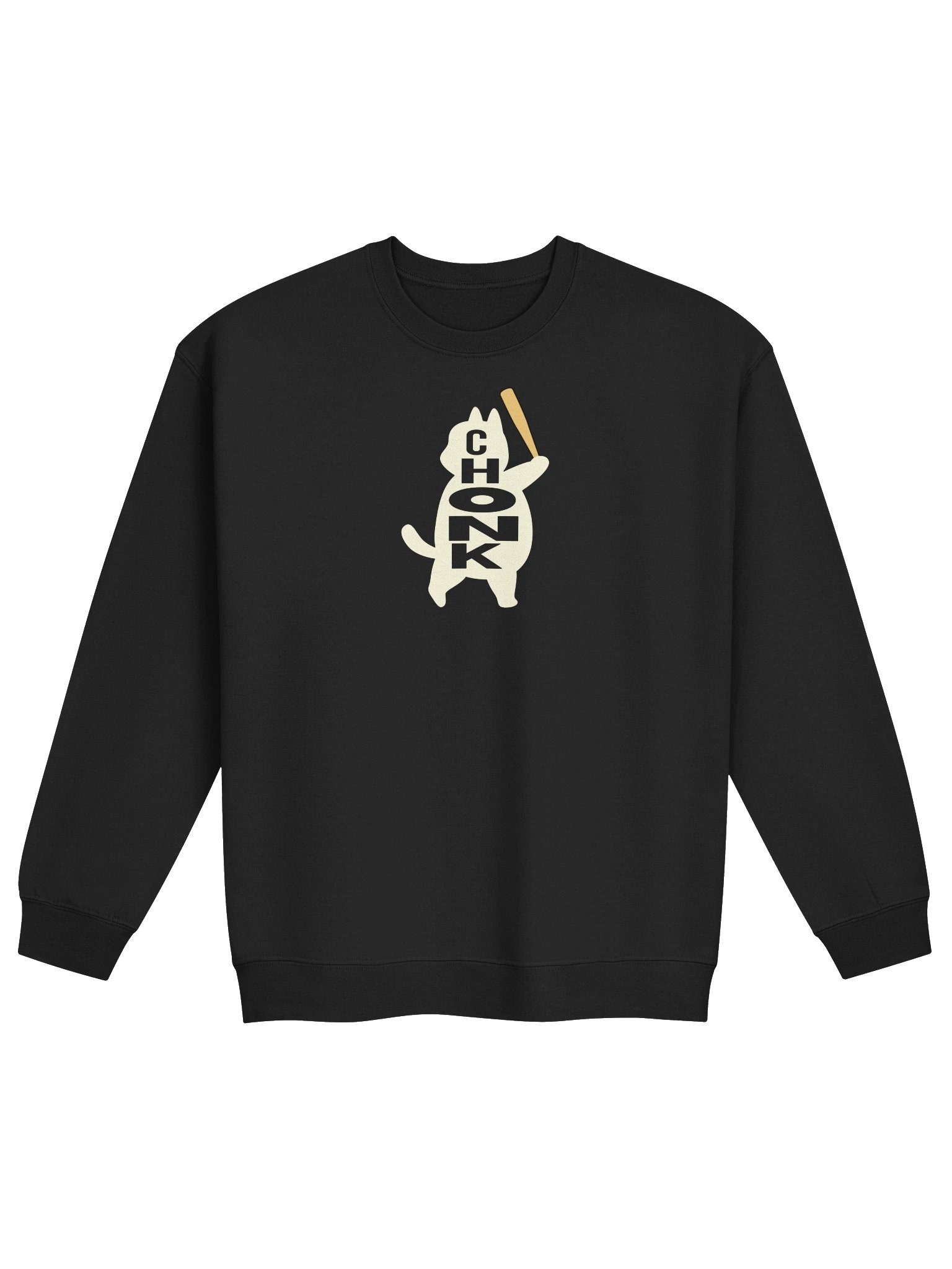 Baseball Chonk Cat - Unisex Adult Sweatshirt product image (1)