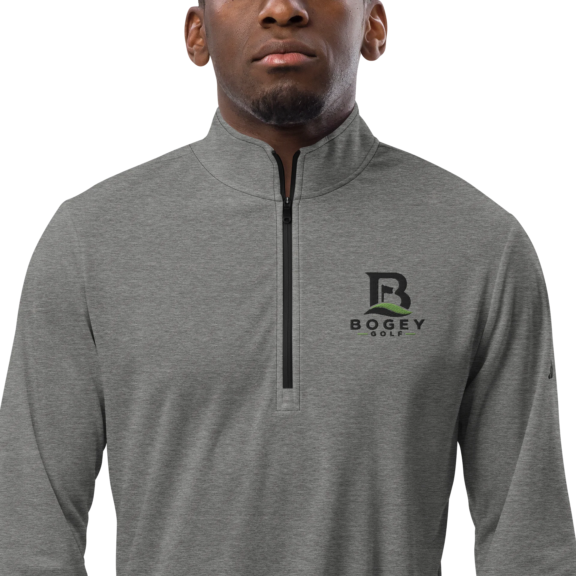 Grey Quarter Zip product image (1)