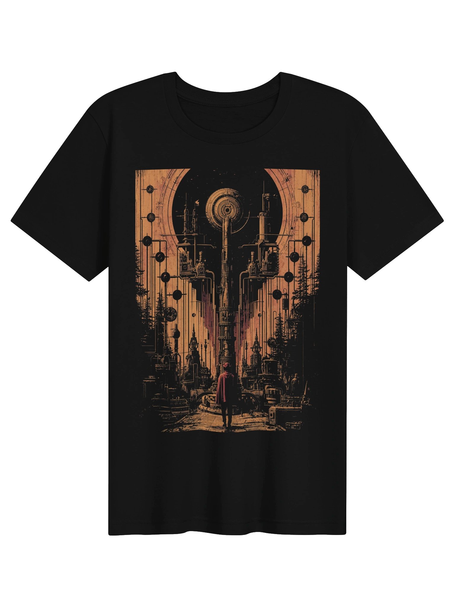 Red Cloak Machine Watcher Lightweight T-Shirt product image (1)