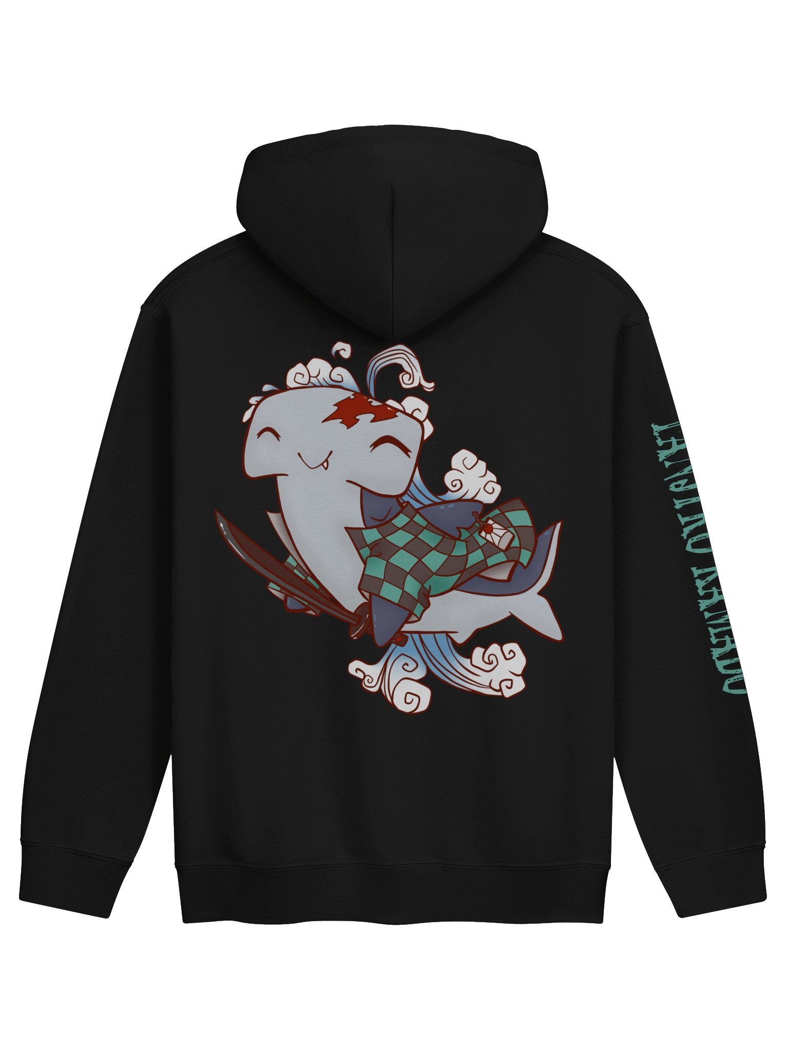 Tan-JAW-ro Hoodie w/ Colored Text product image (1)